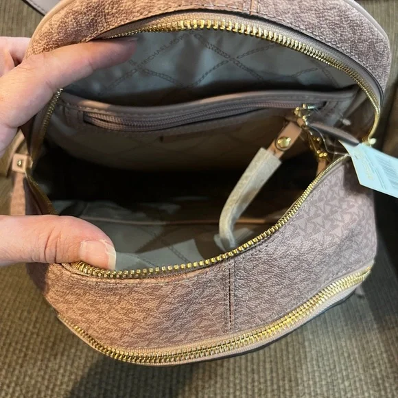 Michael Kors Rhea Zip Ballet Multi Medium Backpack - Picture 5 of 6